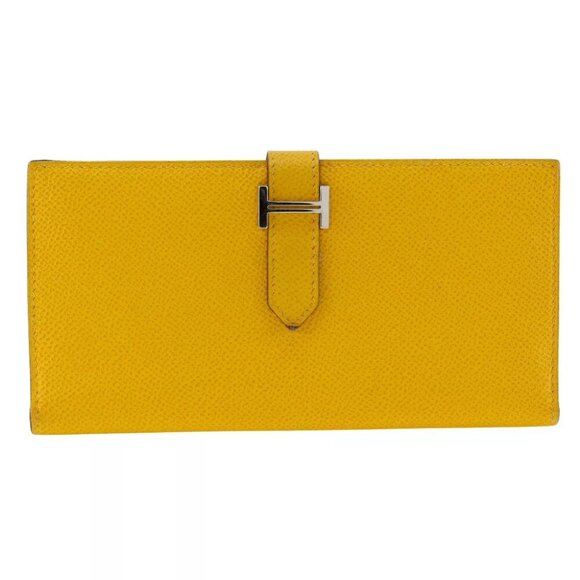 HERMES Bean Purse yellow Epsom unisex - Picture 1 of 10